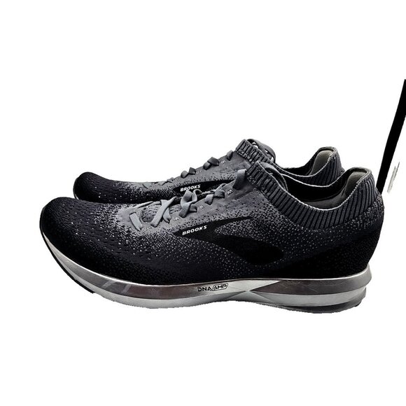 Brooks Levitate 3 DNA AMP Gray Running Shoes Sneakers Mens Size12 D - Picture 4 of 10